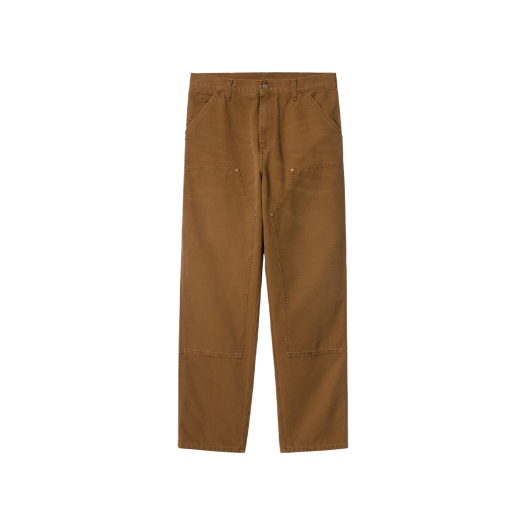 Carhartt WIP Dearborn Canvas Double Knee Pants Deep Hamilton Brown Aged Canvas