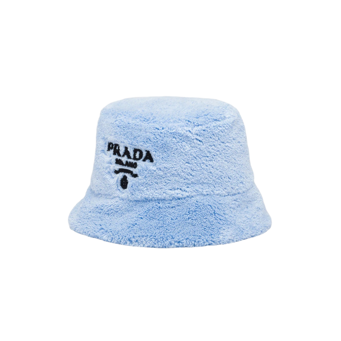 (W) 프라다 테리클로스 버킷햇 셀레스트 블랙((W) Prada Terrycloth Bucket Hat Celeste Black) - 1