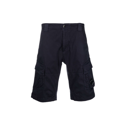 C.P. Company Stretch Sateen Cargo Shorts Eclipse Blue - 22SS
