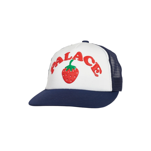 Palace Strawberry Trucker Hat Navy - 22SS