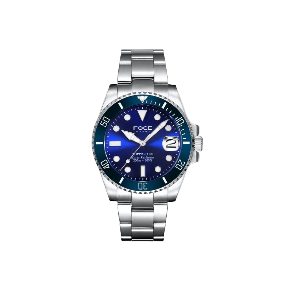 포체 200m 워터푸르프 다이버 워치 블루(Foce 200m Waterproof Diver Watch Blue)
