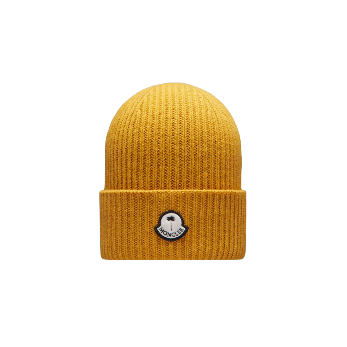 몽클레르 x 팜 엔젤스 울 비니 옐로우 - 23FW(Moncler x Palm Angels Wool Beanie Yellow - 23FW) - 1