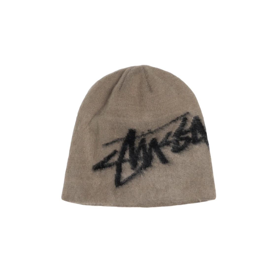 스투시 브러쉬드 아웃 스탁 스컬캡 비니 샌드 | Stussy | KREAM