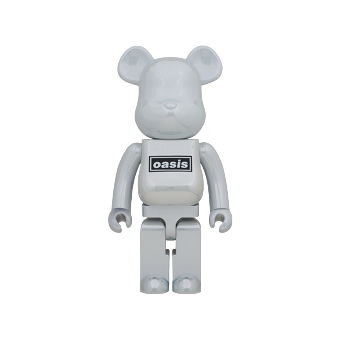 베어브릭 x 오아시스 화이트 크롬 1000%