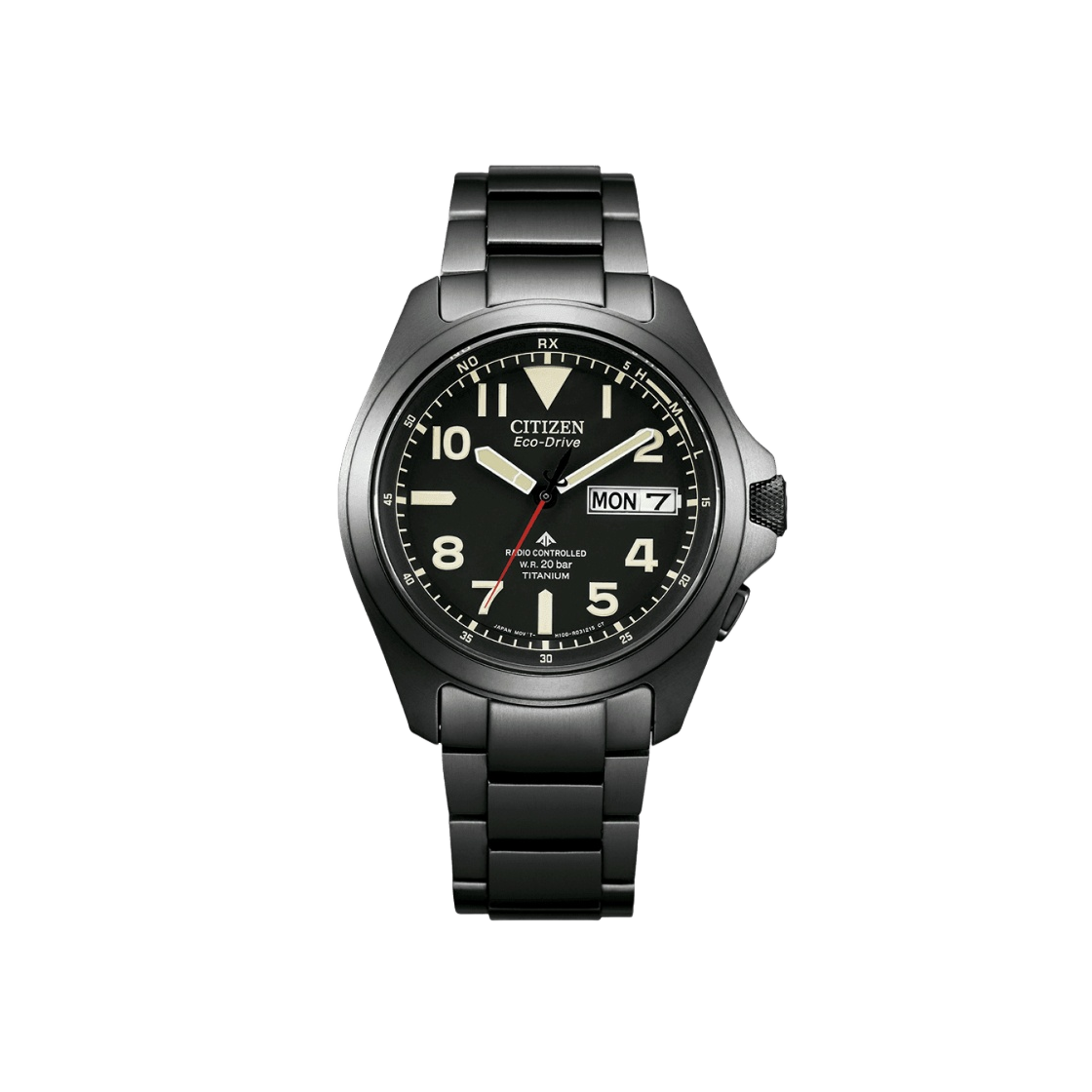 AT6085-50E Citizen Promaster Land Eco-Drive 39mm Super Titanum Black