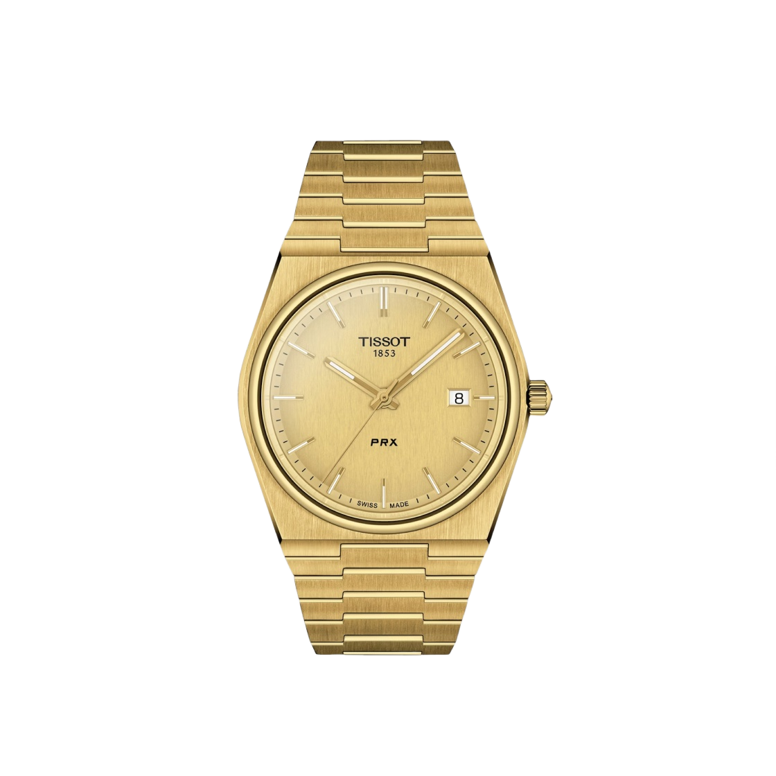 T1374103302100 Tissot PRX 40mm Quartz Steel Champagne Gold