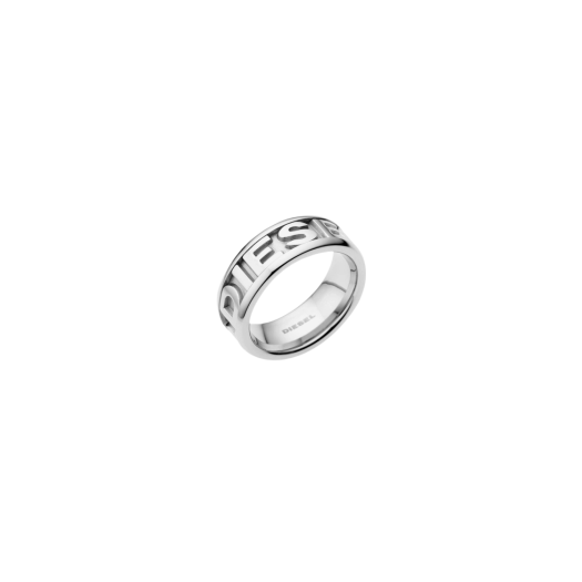 Diesel DX0050040 Stainless Steel Band Ring Silver