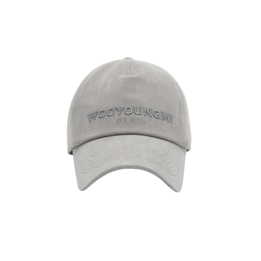 Wooyoungmi Embroidered Ball Cap Gray - 23FW