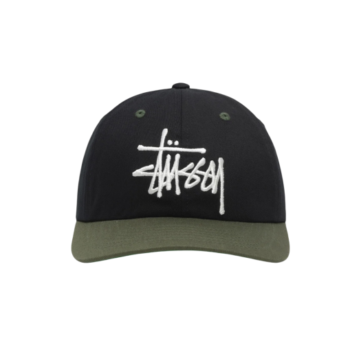 ★STUSSY★LOW PROFILE BIG BASIC SNAPBACK キャップ★追跡可 Low Profile Big Basic Snapback – Shadow Black | Headwear