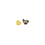 Human Made Pin Badge Set Yellow (2 Pack)