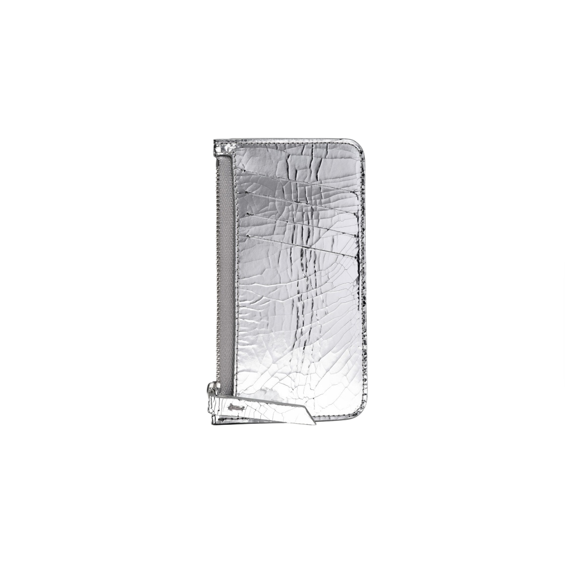 메종 마르지엘라 브로큰 미러 지퍼 카드 홀더 실버 컬러(Maison Margiela Broken Mirror Zip Card Holder Silver Color) - 2
