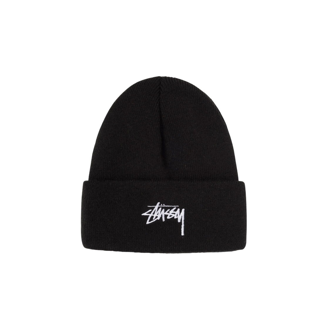 스투시 스탁 커프 비니 블랙(Stussy Stock Cuff Beanie Black)