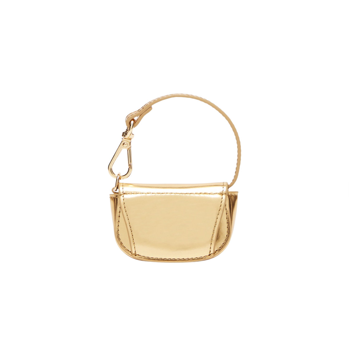 디젤 1DR XXS 마이크로 레더 백 참 골드(Diesel 1DR XXS Micro Leather Bag Charm Gold) - 3