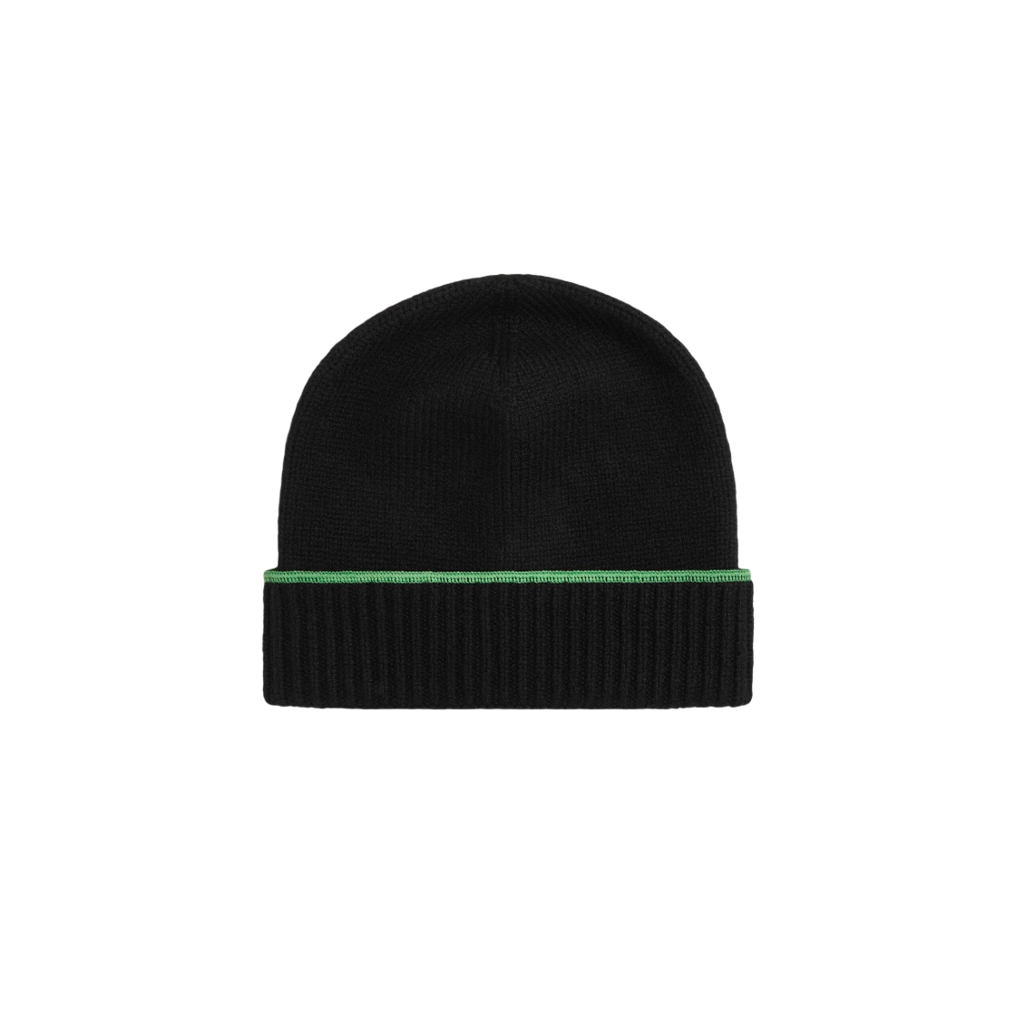 보테가 베네타 울 캐시미어 오버로크 비니 블랙(Bottega Veneta Wool Cashmere Overlock Beanie Black) - 1