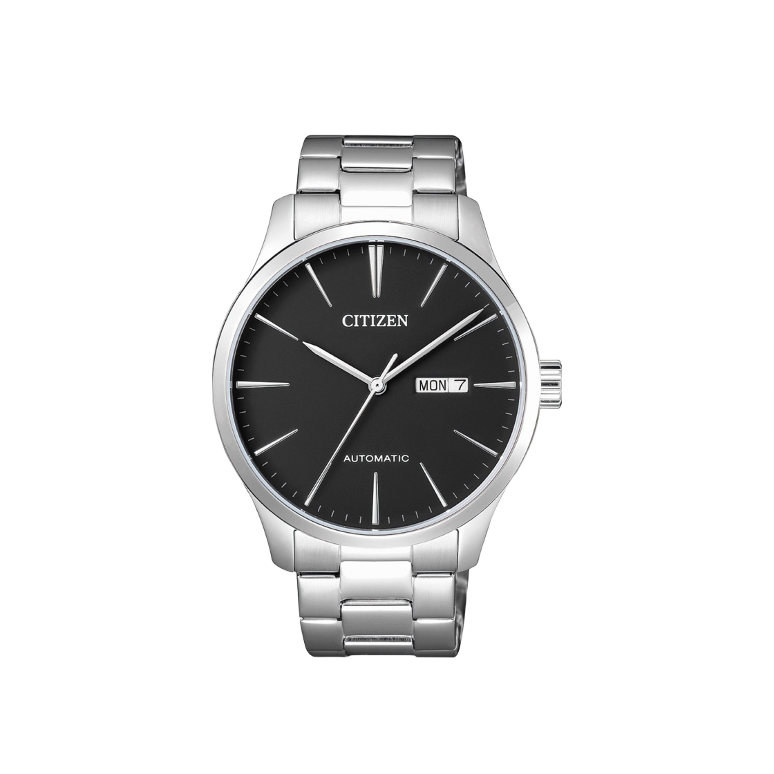 시티즌 메카니컬 오토매틱 40mm 스테인리스 스틸 블랙 실버(Citizen Mechanical Automatic 40mm Stainless Steel Black Silver)
