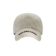 Balenciaga Logo Visor Cap White