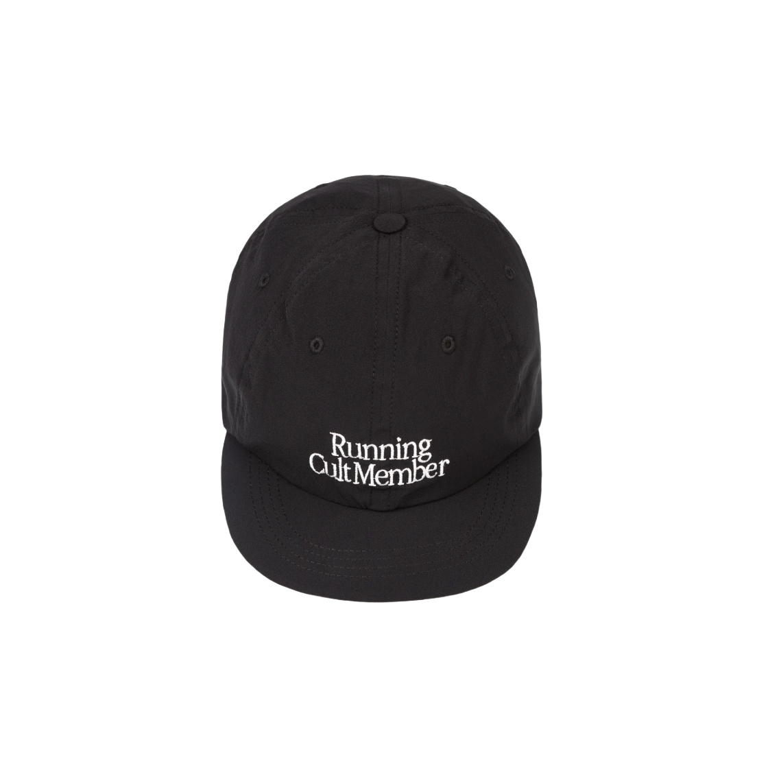 새티스파이 피스쉘 러닝 캡 블랙(Satisfy Peaceshell Running Cap Black)