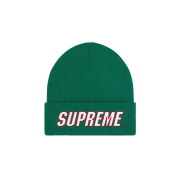 Supreme Slant Beanie Green - 23FW