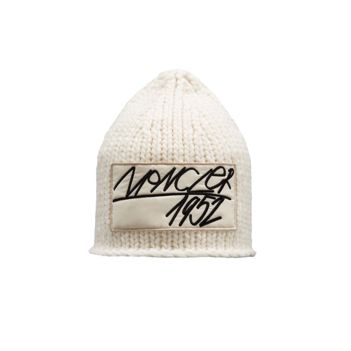 몽클레르 크로쉐 비니 화이트 - 22FW(Moncler Crochet Beanie White - 22FW)