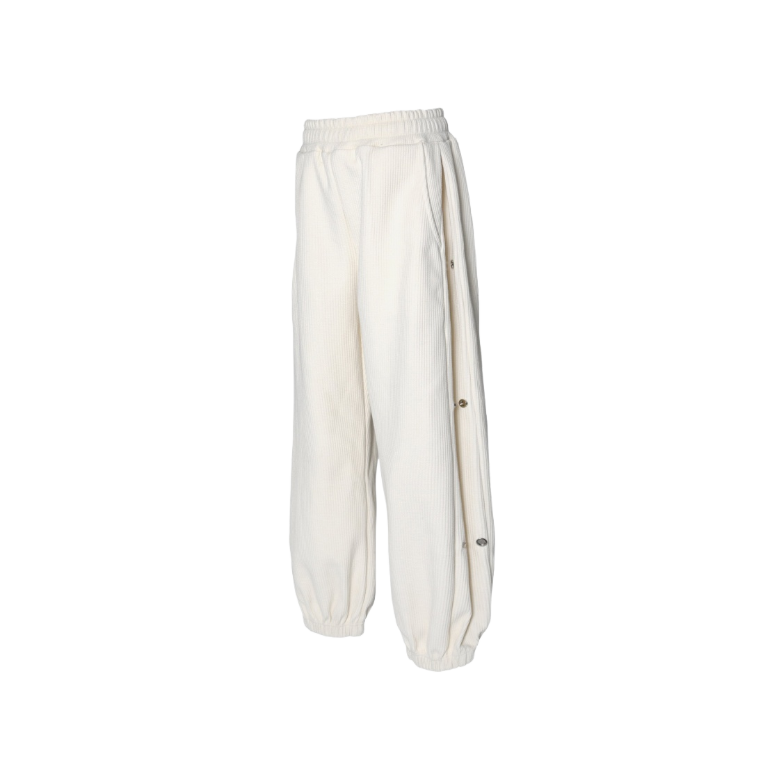 엠제이디 와플 사이드 스냅 와이드 팬츠 크림 | MJD | KREAM MJD Waffle Side Snap Wide Pants Cream