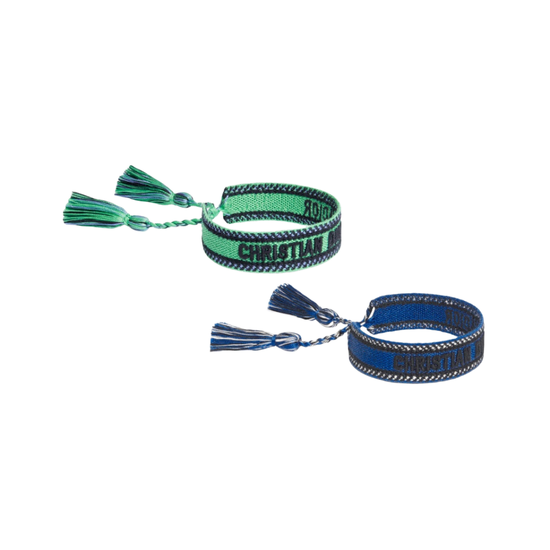B0961ADRCO-D50B (W) Dior J'Adior Bracelet Set Sapphire Blue Infinity Green - 대표 이미지 #1
