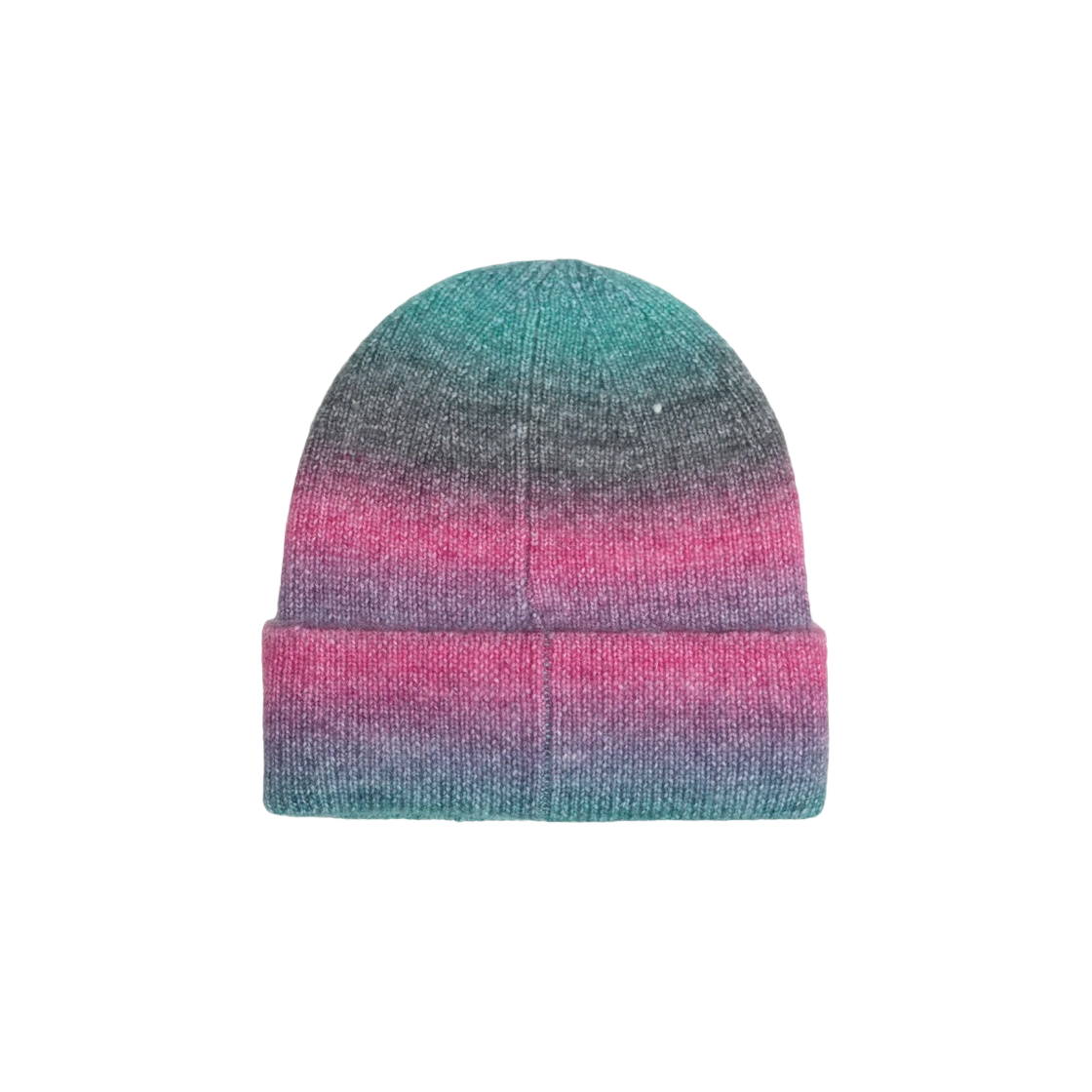 스투시 커프 비니 스트라이프 틸 멀티(Stussy Cuff Beanie Spray Stripe Teal Multi) - 2