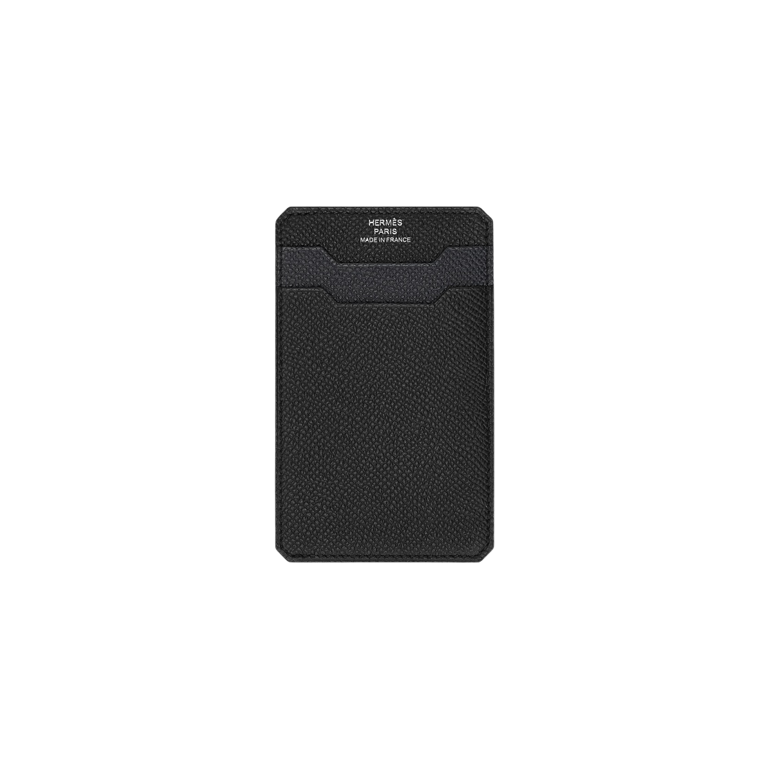 H073733CAAE Hermes City 3CC Card Holder Epsom & Noir Bleu Indigo - 대표 이미지 #1