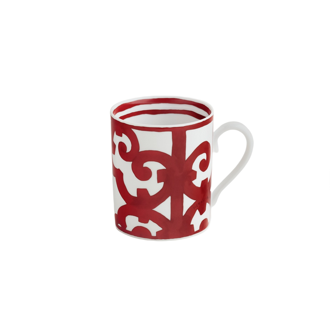 에르메스 발콘 듀 과달키비르 머그 레드(Hermes Balcon Du Guadalquivir Mug Red) - 1