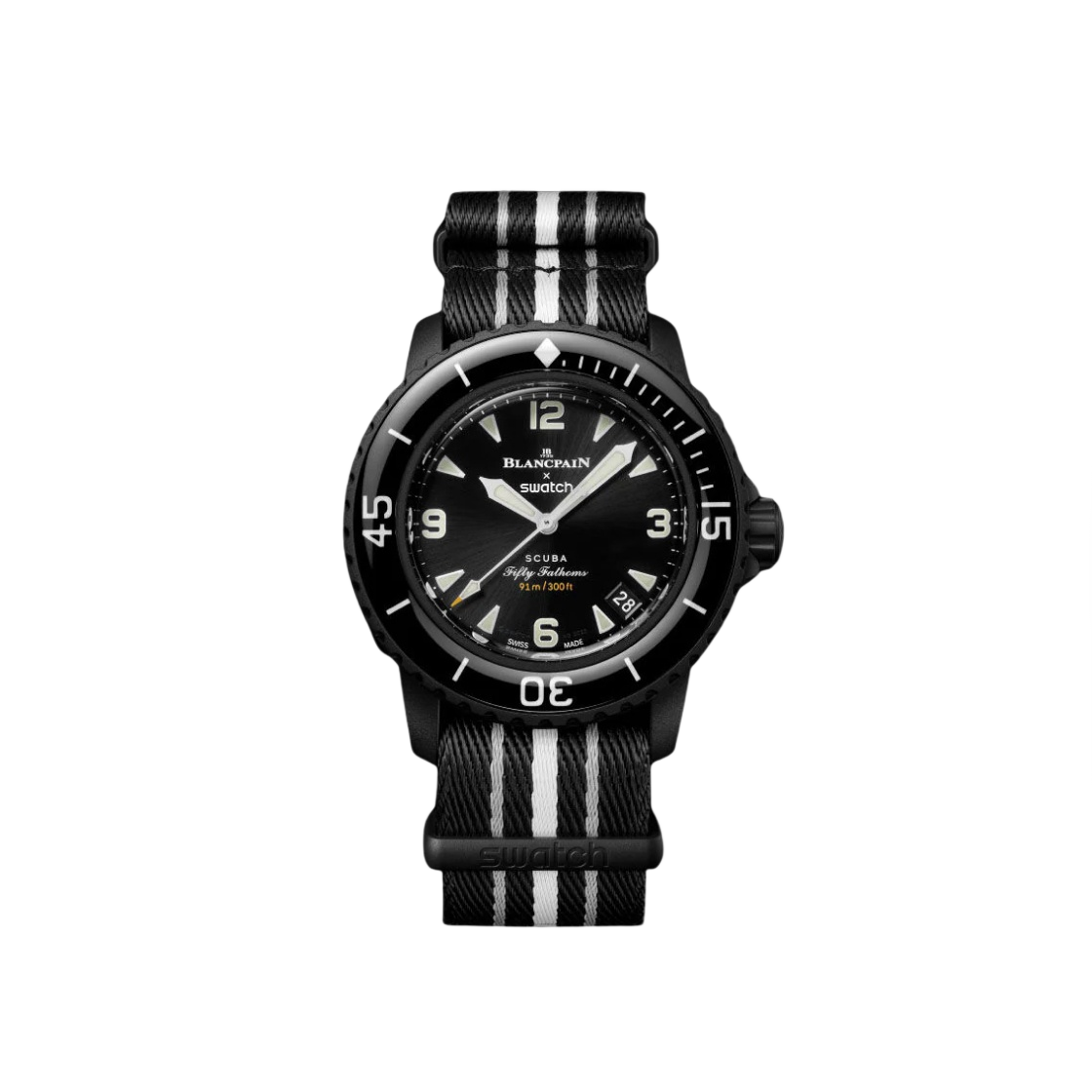 스와치 x 블랑팡 바이오세라믹 오션 오브 스톰(Swatch x Blancpain Bioceramic Ocean of Storms)