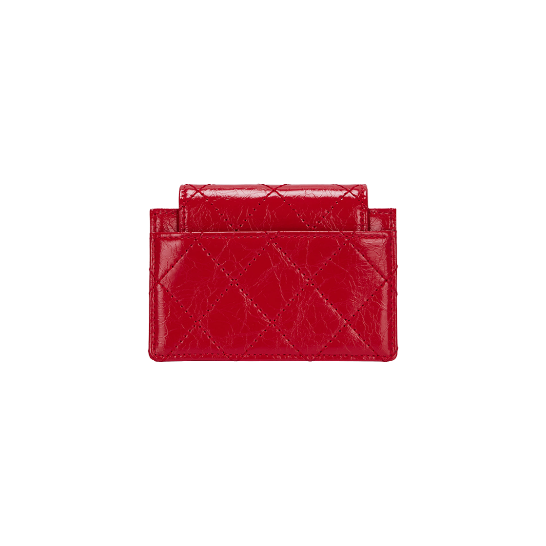 折りたたみ財布 [MATINKIM]quilting accordion wallet in red ACCORDION WALLET IN RED – Matin Kim