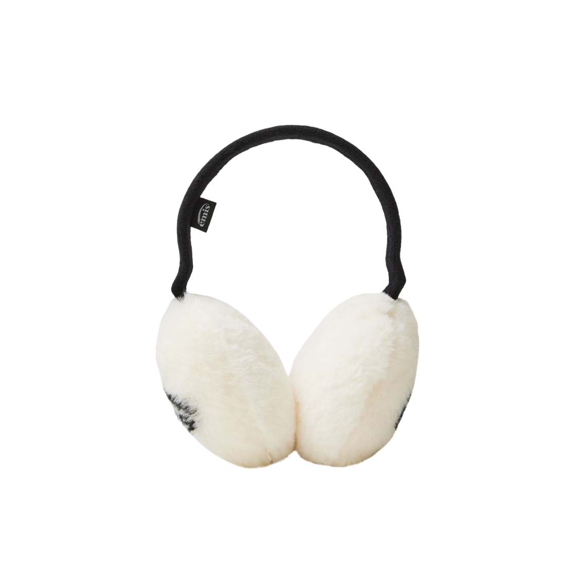 - Emis Logo Jacquard Ear Muff White