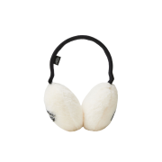 Emis Logo Jacquard Ear Muff White