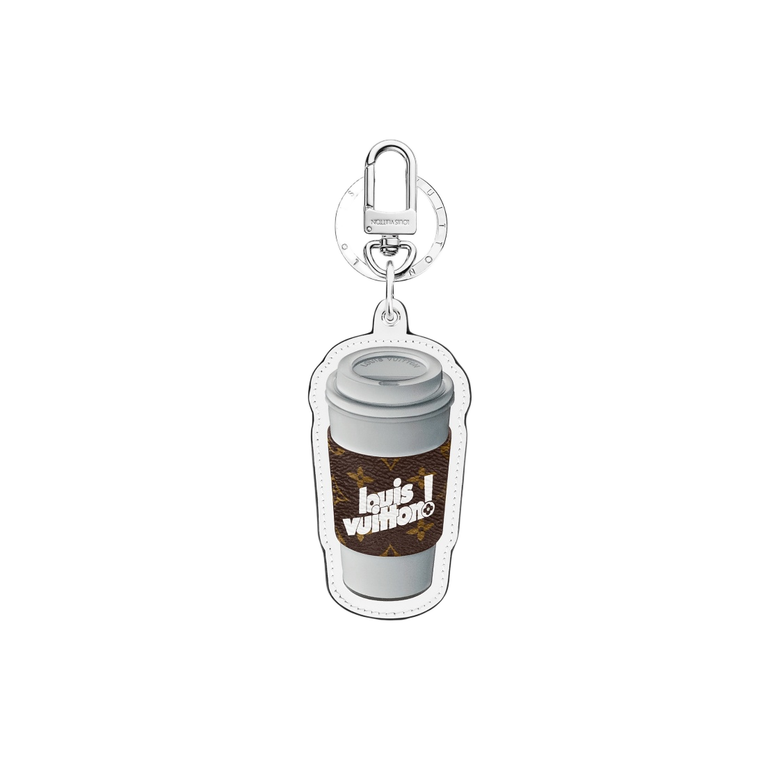 MP3108 Louis Vuitton Everyday LV Cup Bag Charm and Key Holder Blue - 대표 이미지 #1
