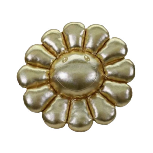 Kaikai Kiki Flower Cushion 60cm Gold