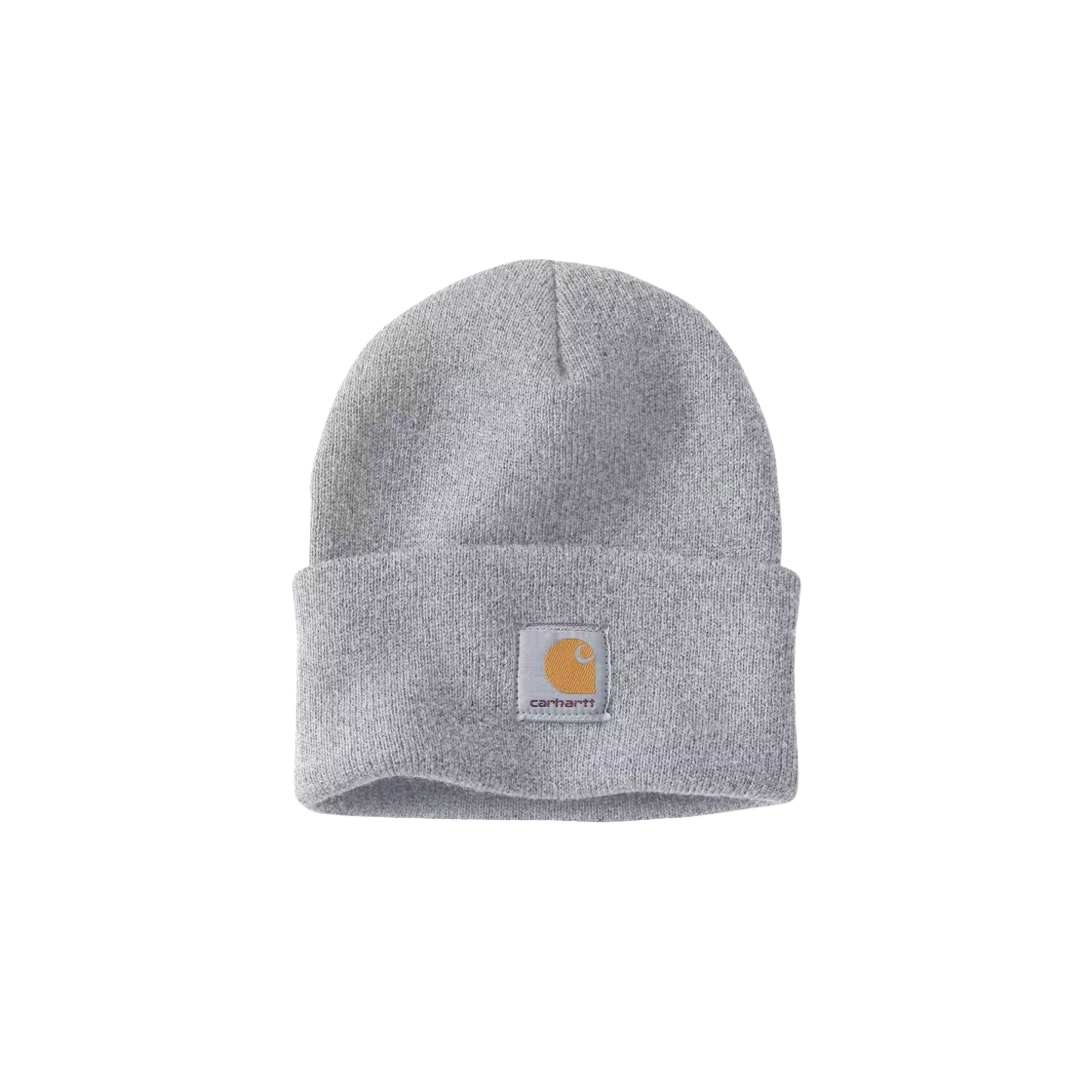 A18-HGY Carhartt Knit Cuffed Beanie Heather Grey