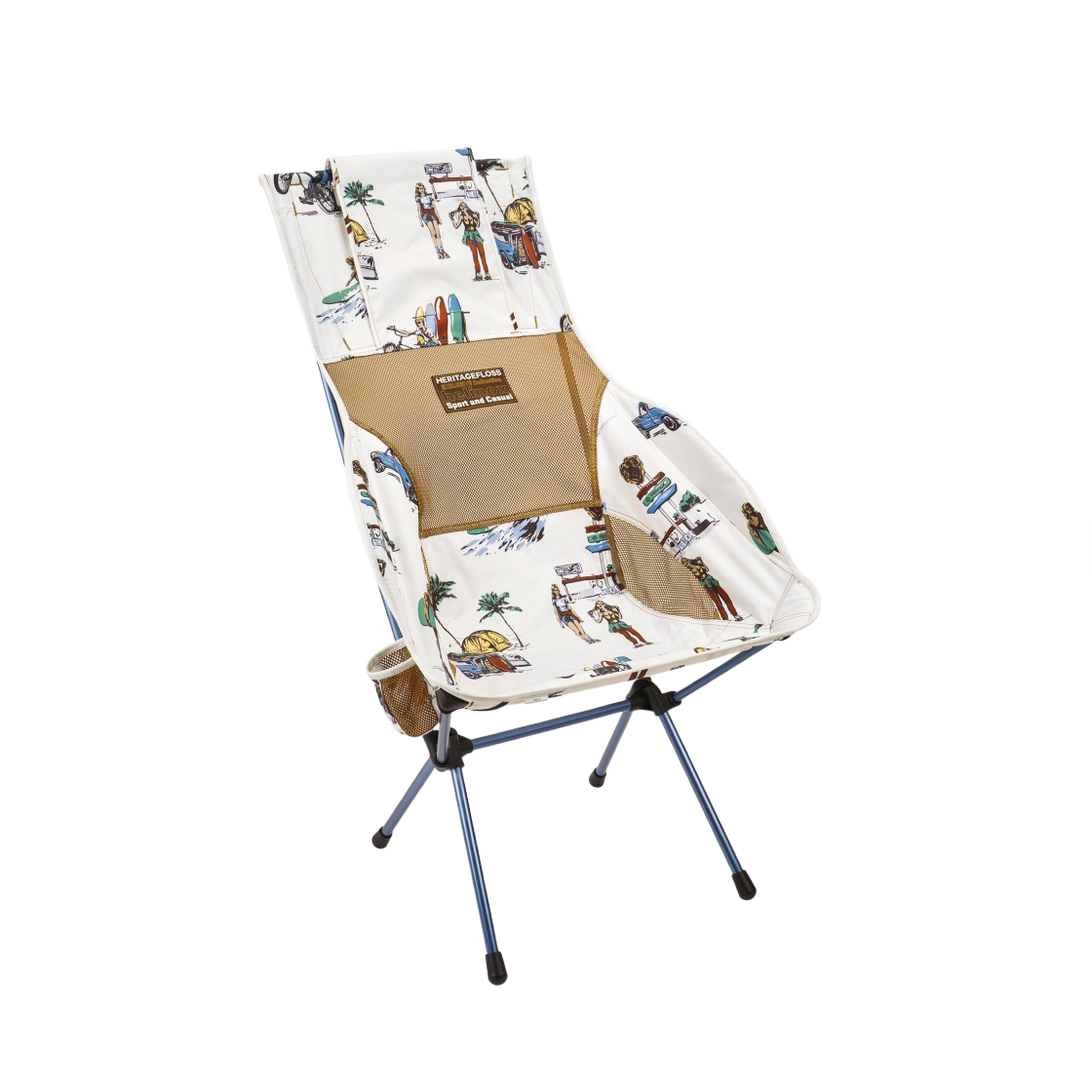 헬리녹스 x 헤리티지플로스 사바나 체어 헤리티지플로스 패턴(Helinox x Heritagefloss Savanna Chair HF Pattern)