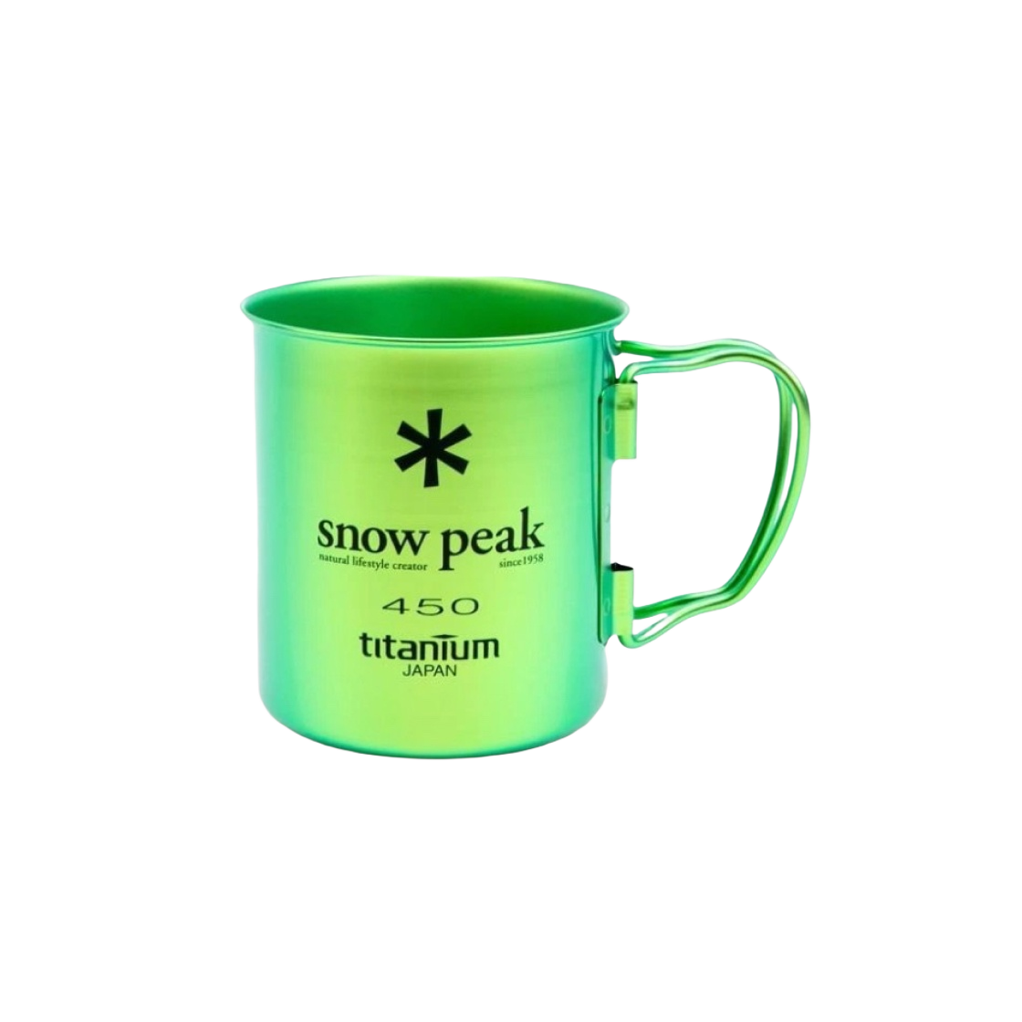 스노우 피크 티타늄 싱글 머그 450 그린(Snow Peak Titanium Single Mug 450 Green) - 1