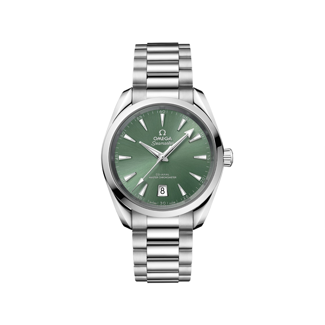 오메가 씨마스터 아쿠아 테라 쉐이드 코 액시얼 마스터 크로노미터 스틸 베이 그린(Omega Seamaster Aqua Terra Shades Co Axial Master Chronometer Steel Bay Green)