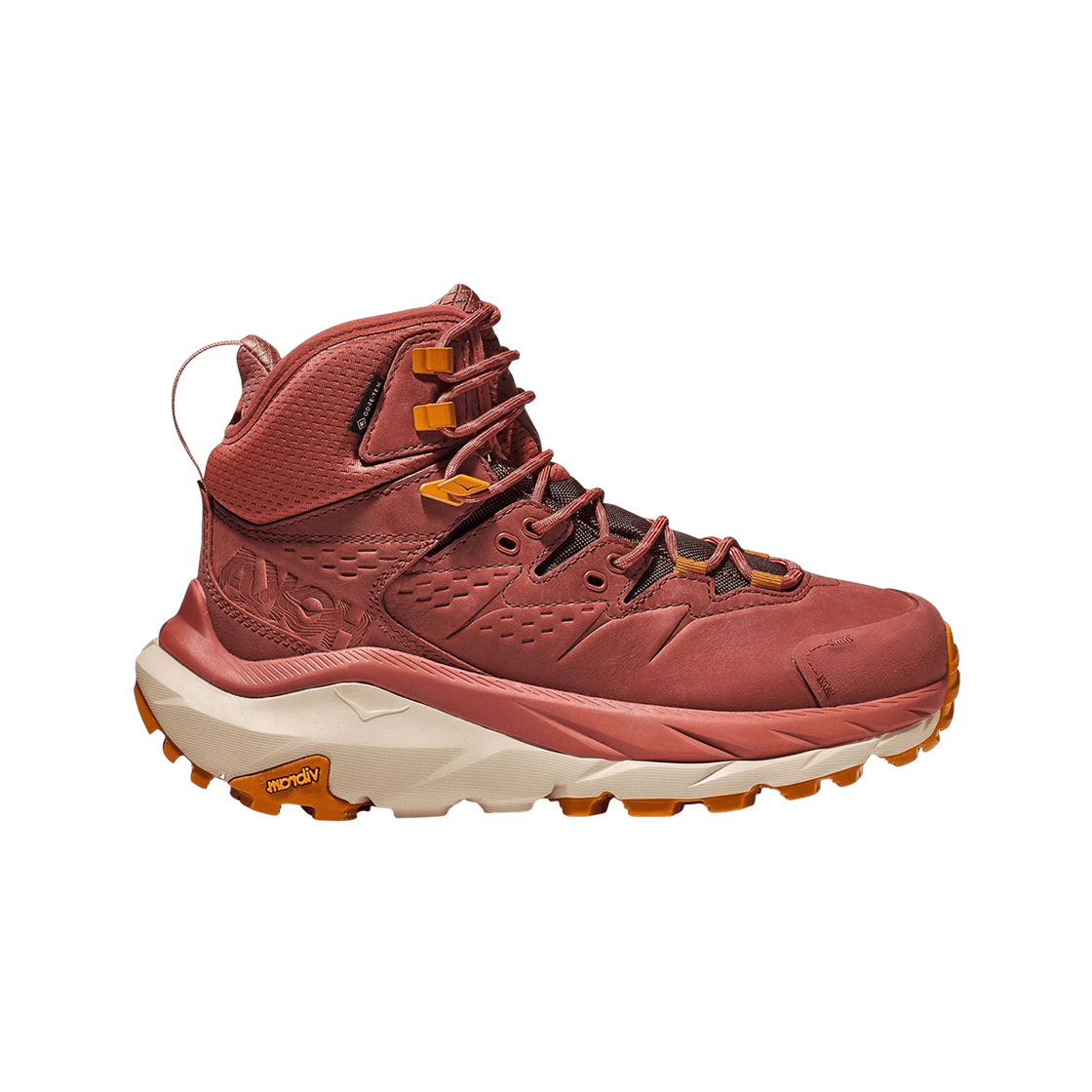 1123156-HSSS (W) Hoka Kaha 2 GTX Hot Sauce Shifting Sand