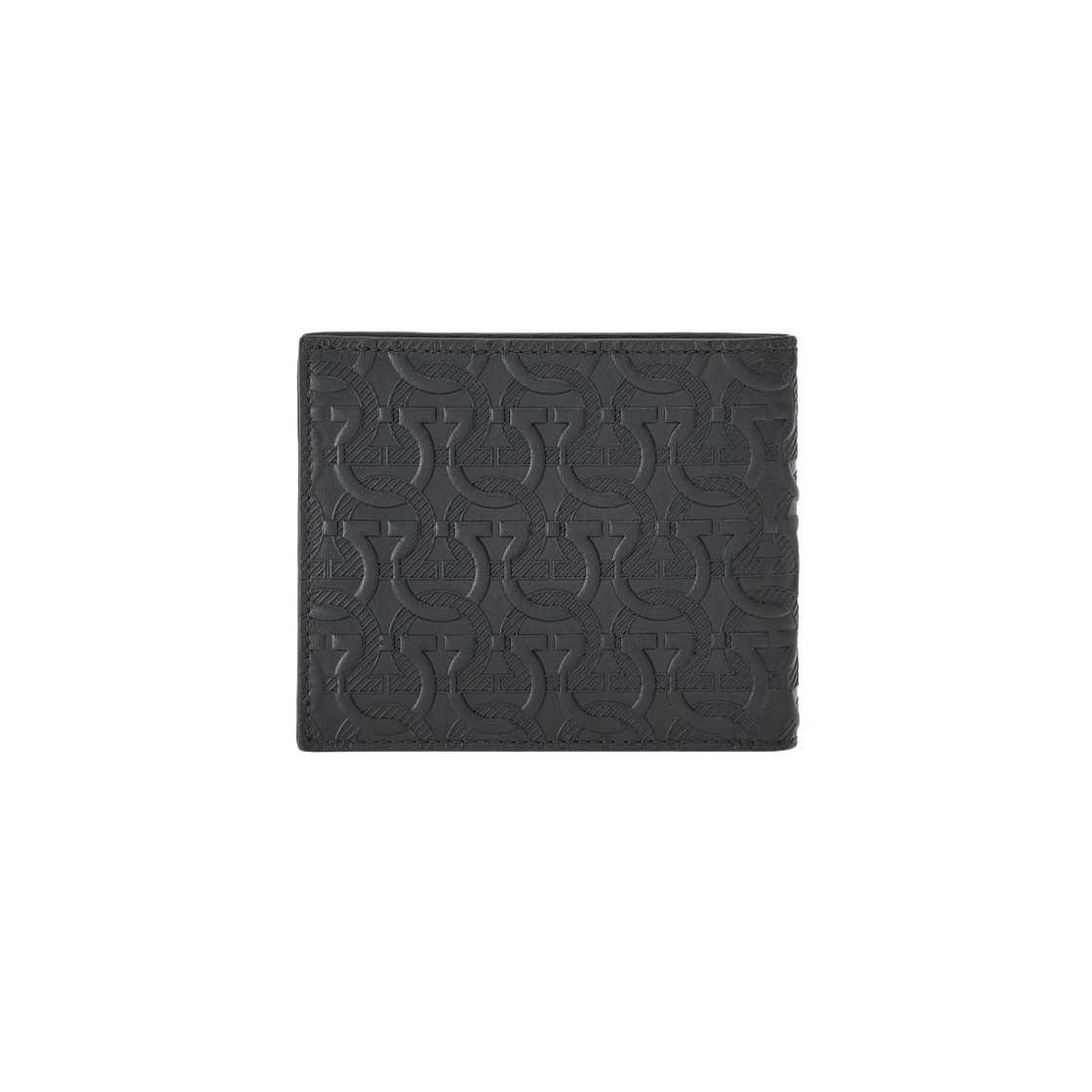 660997-753600 Ferragamo Gancini Pattern Wallet Black - #3