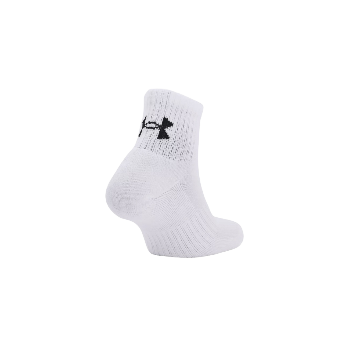 언더아머 UA 코어 쿼터 삭스 화이트 블랙 (3개입)(Under Armour UA Core Quarter Socks White Black (3 Pack)) - 2