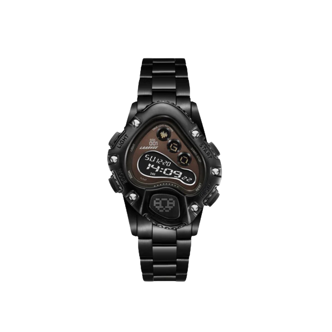 SGK001 Laarvee SGK001 Black Translucent Bezel Black Dial