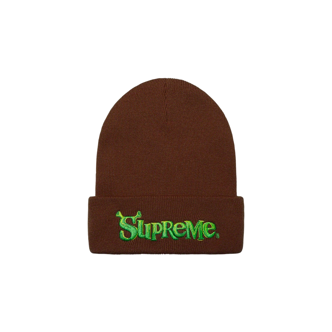 - Supreme Shrek Beanie Brown - 21FW