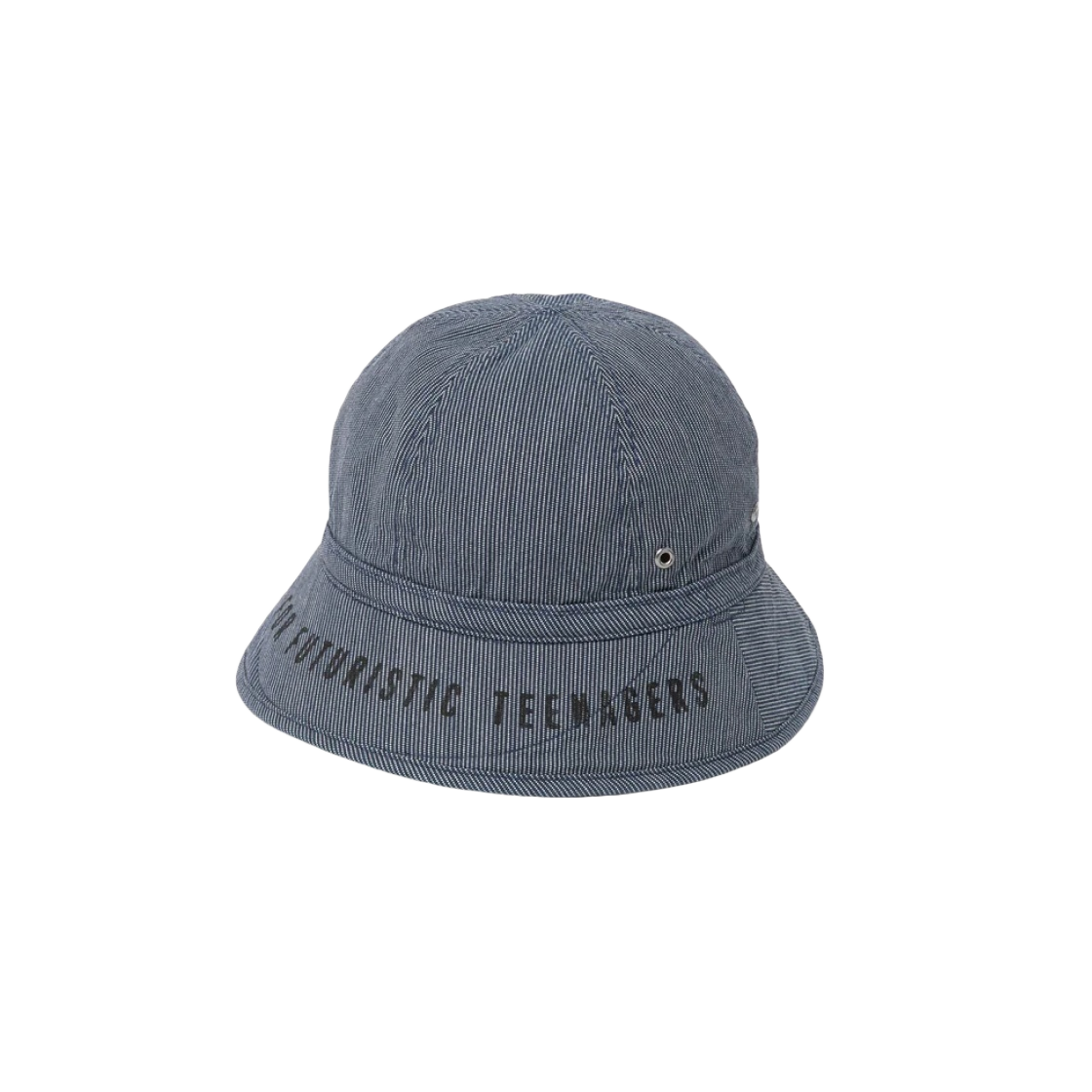 휴먼 메이드 라운드 스트라이프 데님 버킷햇 인디고(Human Made Round Striped Denim Bucket Hat Indigo) - 1