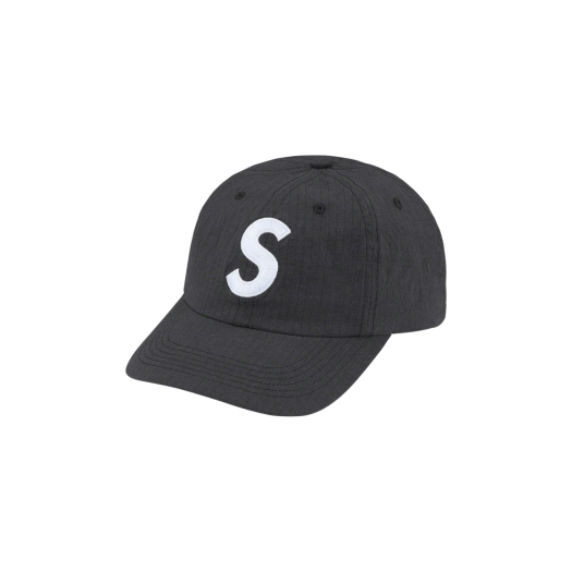 Supreme Cordura Ripstop S Logo 6-Panel Black - 23SS