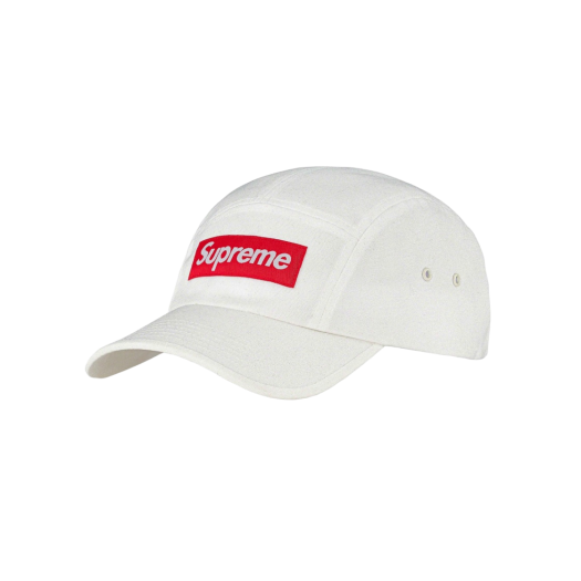 Supreme Glitter Cordura Camp Cap White - 23SS