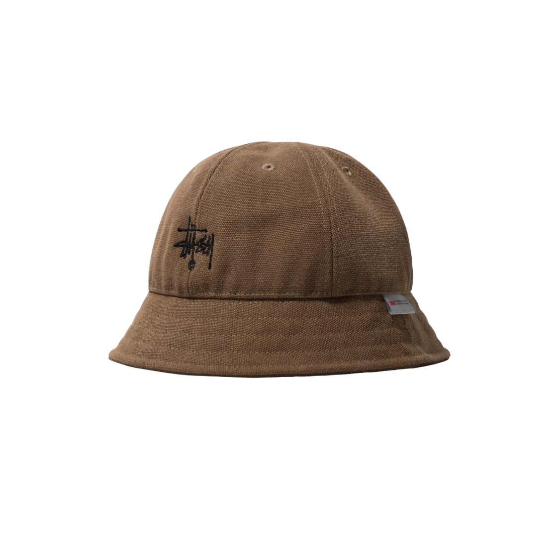 - Stussy Thinsulate Canvas Bell Hat Brown - 대표 이미지 #1