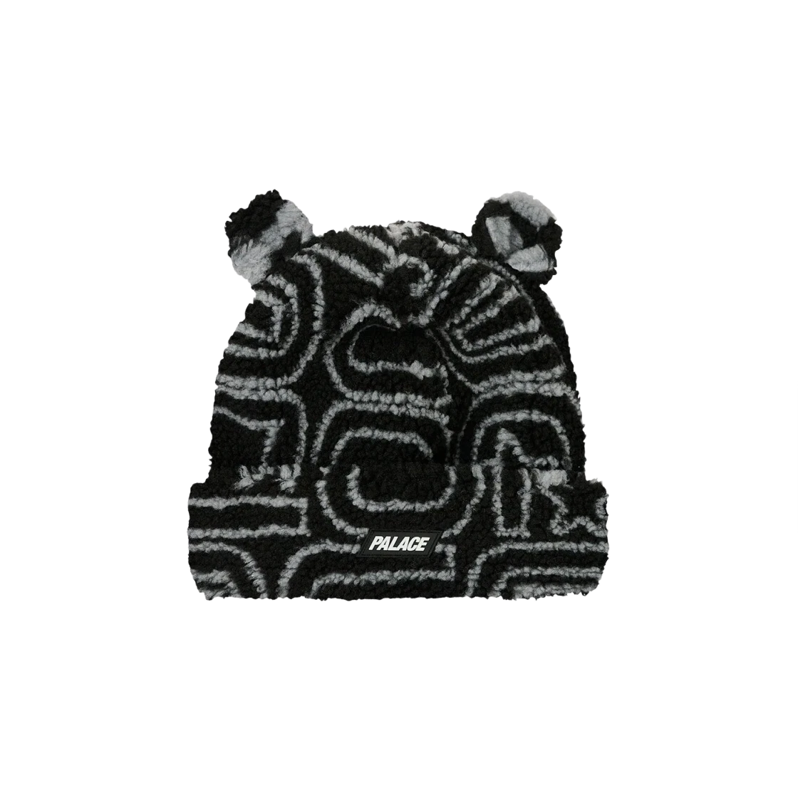 Palace Palace Joyrex Fleece Ears Beanie Black - 23FW · S-M