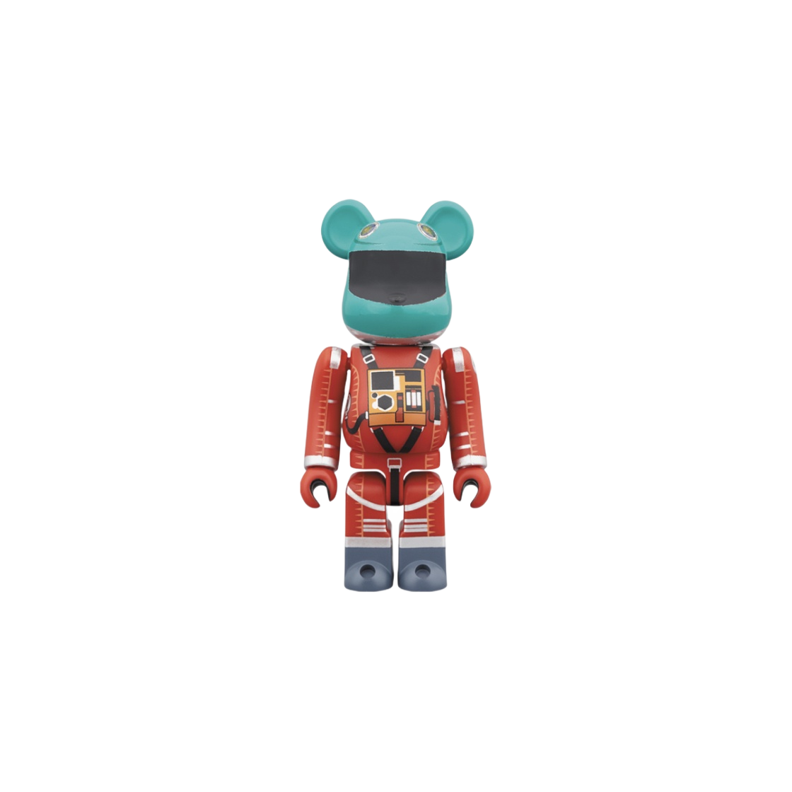 - Bearbrick 2001: A Space Odyssey Space Suit Green Helmet & Orange Suit Ver. 100% & 400% Set - #3