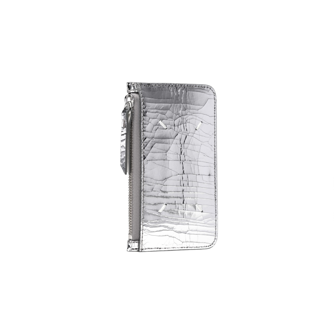 메종 마르지엘라 브로큰 미러 지퍼 카드 홀더 실버 컬러(Maison Margiela Broken Mirror Zip Card Holder Silver Color) - 1